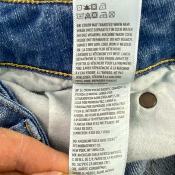 AEO Slim Straight Extreme Flex Blue Jeans Men's size 29W x 32L - Picture 8 of 15